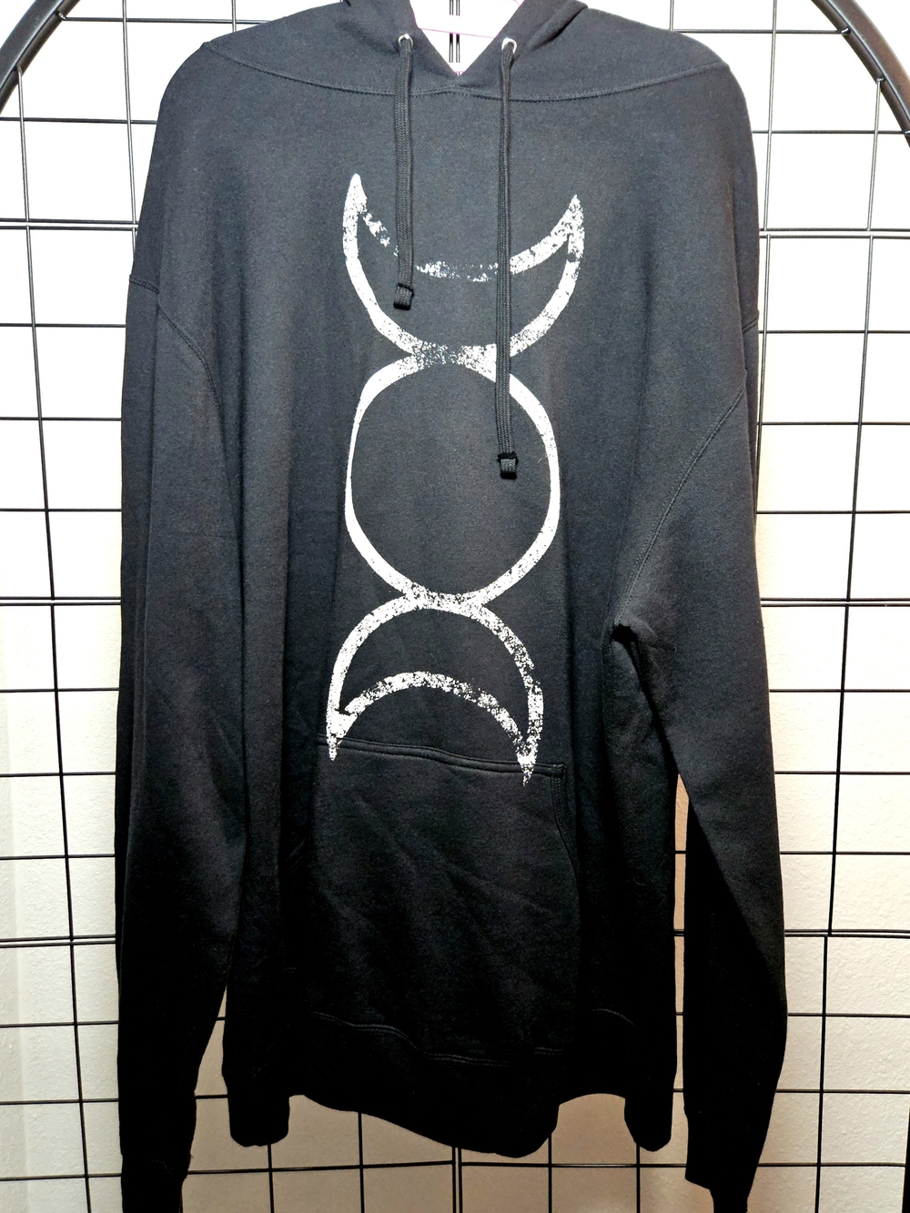 Blackcraft Cult Triple Moon  Graphic Hoodie Pullover Sweatshirt - Black - 3XL